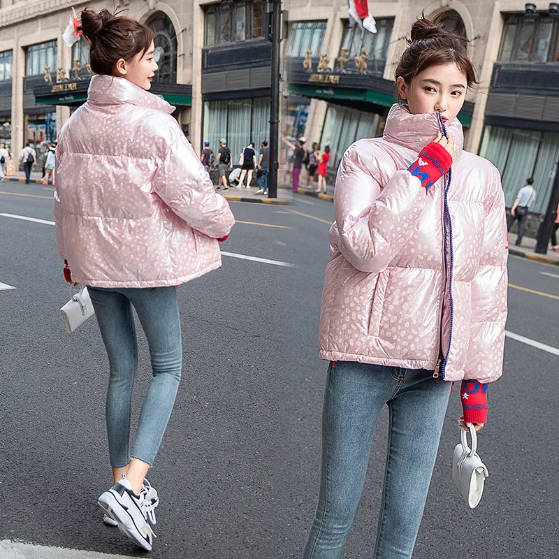 

The Whole Network Only 1-Can Shining of Korean-style down Jacket Cotton-padded Clothes 2019 Autumn And Winter Girl'S Cold Paul W