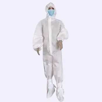 

Disposable Unisex Anti-static Dust Proof Laboratory Hood Protection Coverall Disposable Hood Anti-static Protection Coverall
