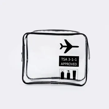 

Portable Travel Bag Large Capacity Transparent Cosmetic Bags Organizer Waterproof Toiletry Bags Men Women Make Up Storage Bag