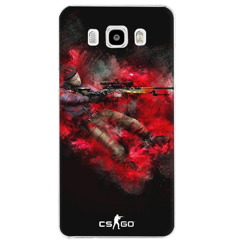 Мобильный телефон чехол для Samsung J1 J2 J3 J5 J6 J7 Prime жесткий с логотипом Counter Strike CS
