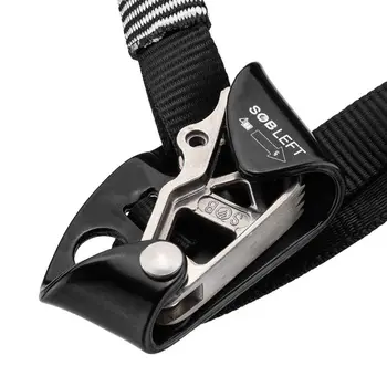 

Hot! Mountaineering Pedal Riser Right / Left Foot Loop Ascender Protector Belt Rope Climbing Protection Device Accessories