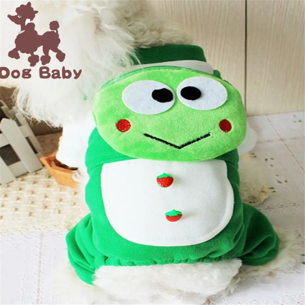  New Warm Dog Clothes Winter Puppy Outfit Clothing For Dogs Costume Frog Four Legs Pet Jumpsuit Puppy Cloth For Dogs Coat Jacket (7)
