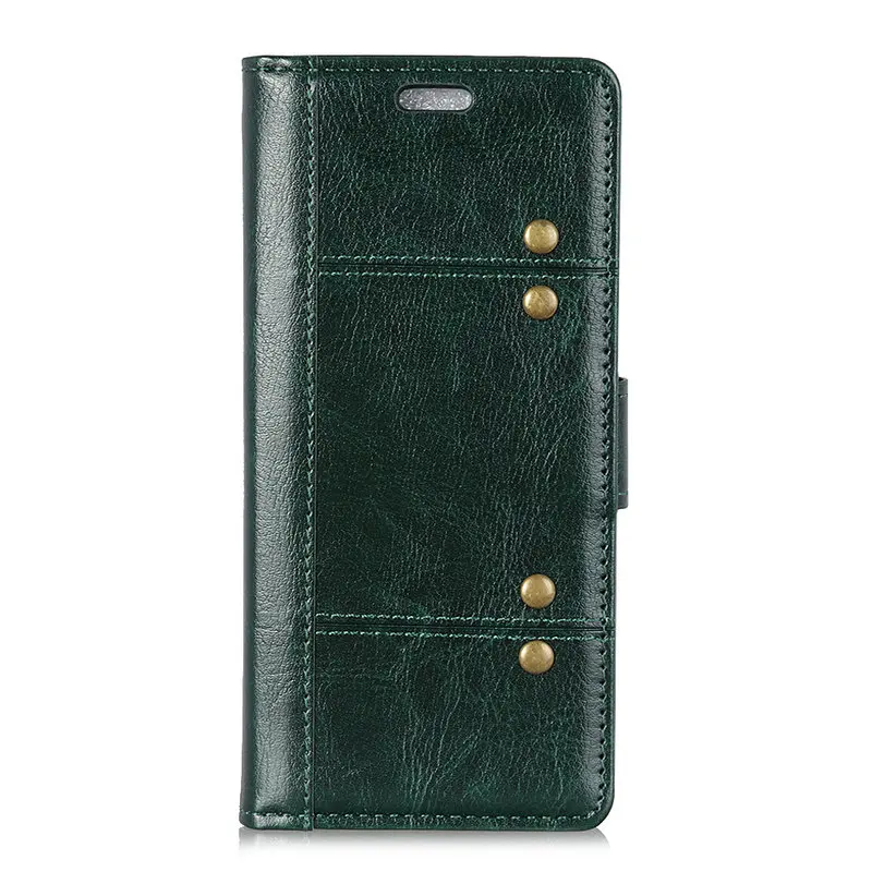 Роскошный кожаный чехол для Samsung Galaxy A10 A20 A30 A40 A50 A60 A70 A80 A90 S A51 A71 A81 A91 бумажник флип-чехол-книжка на магните с откидной крышкой - Цвет: Зеленый