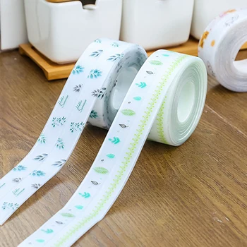 

Creative Self-adhesive Transparent Mildew-proof Acrylic Waterproof Tape Kitchen Stove Sink Line Stick Strip for Toilet Corner
