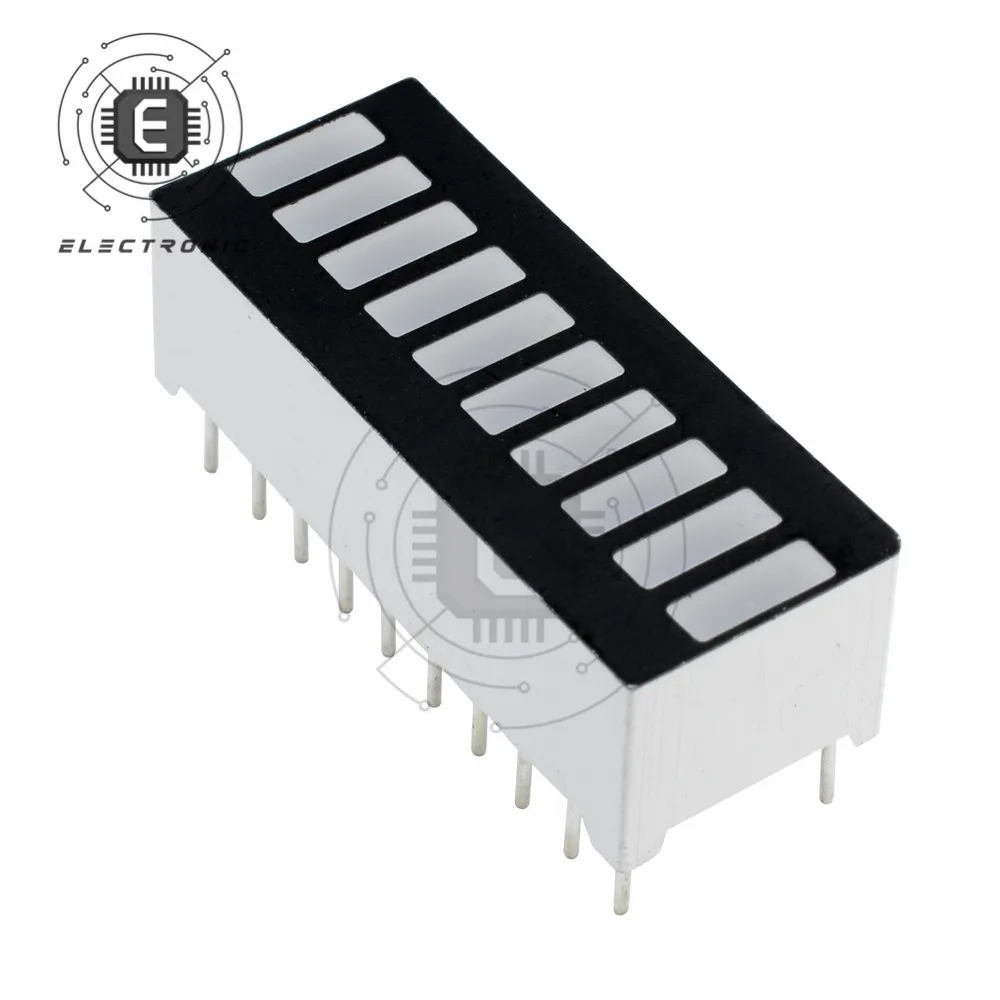 5PCS 10 Segment 4 Color LED Battery Level Bar Graph Power Display Indicator Module Multi-color 5V Light led modules led module