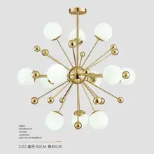 Sputnik огнеупорная люстра освещение современный подвесной светильник/потолочный светильник для гостиной спальни столовой