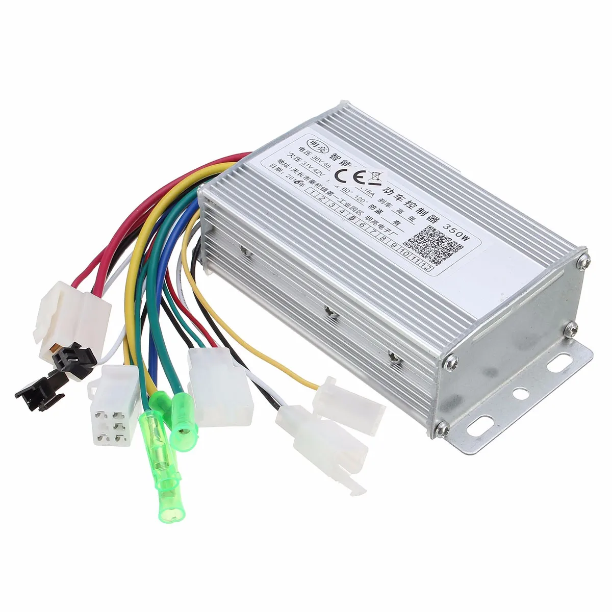 1 шт покрытые серебром 6 V/48 V 350W Бесщеточный контроллер для электронного велосипеда или скутера с или без датчиков Холла