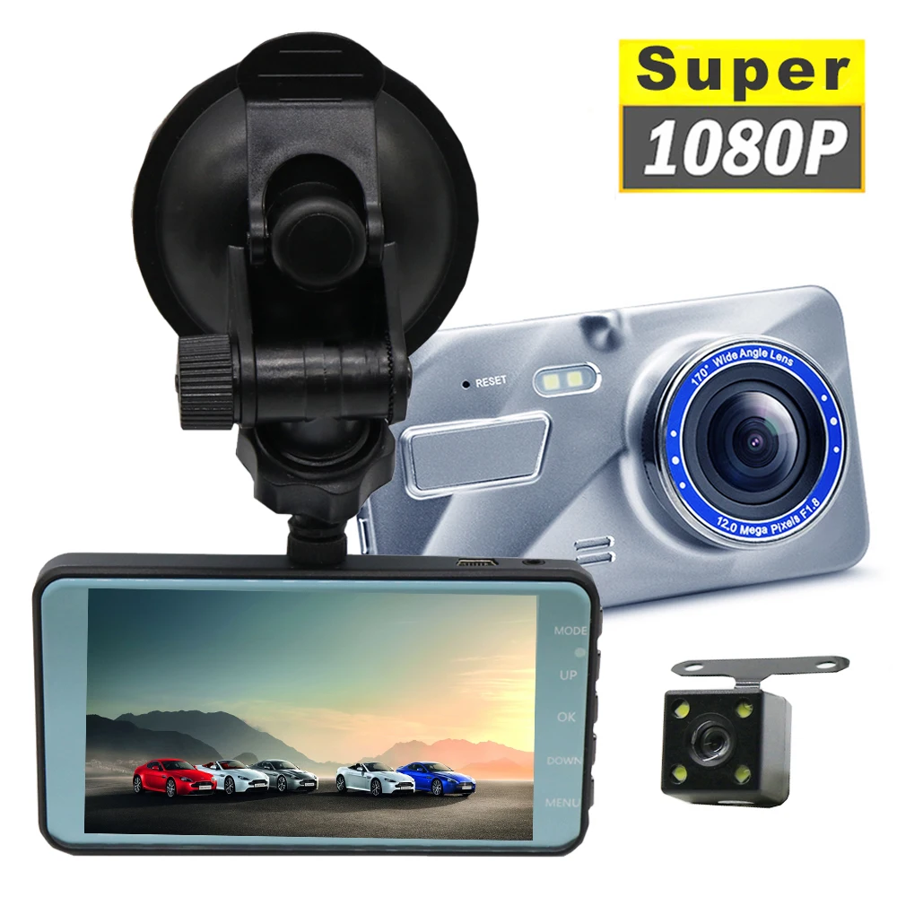 Полноразмерный Автомобильный видеорегистратор 1080P J16 камера заднего вида с