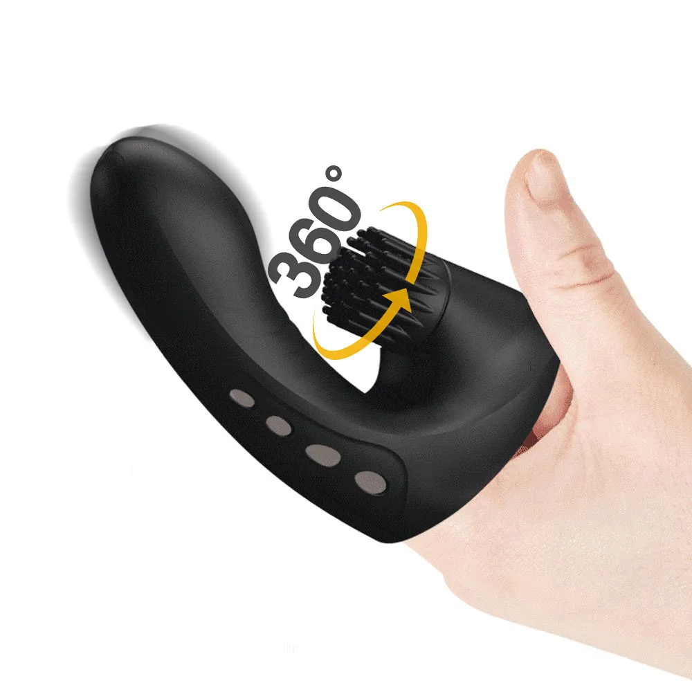 YEMA Adult Couple Sex Toys Vibrators for Women Silicone Finger Sleeve Rotating Clitoris Massager Rechargeable | Красота и здоровье