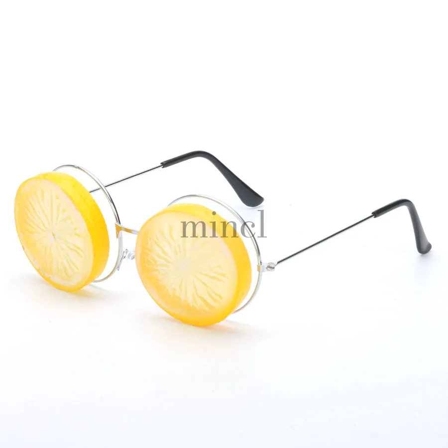MINCL Горячие бокалы с лимоном креативные DIY пляжные свадебные фотографии съёмка в фотостудии забавные солнцезащитные очки UV400 с коробкой NX