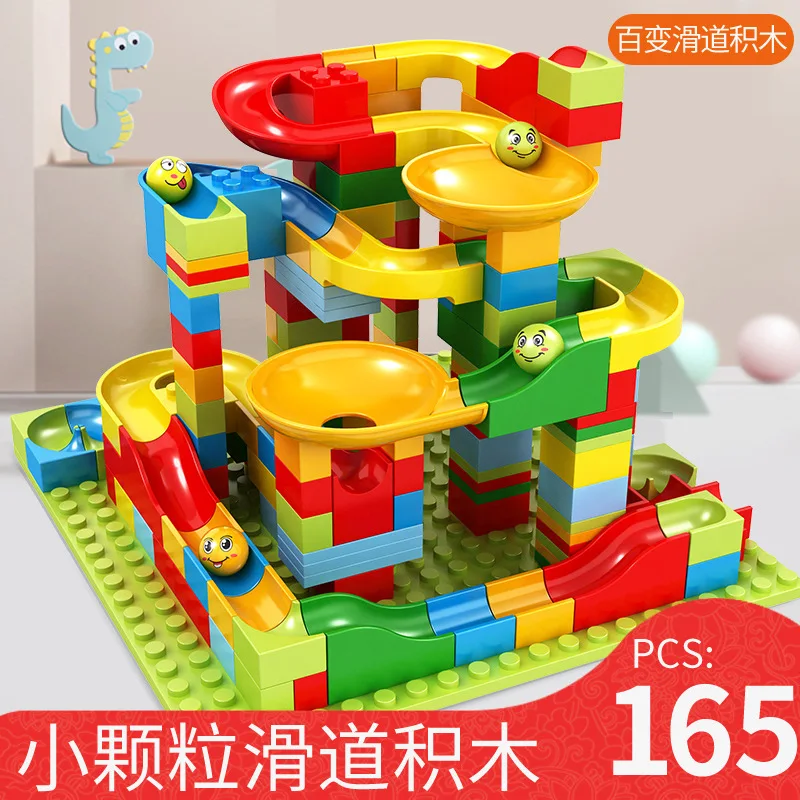 

Slide Block Children's Small Particle Multi-functional Block Assembly Slide Puzzle Boys And Girls Series Toys