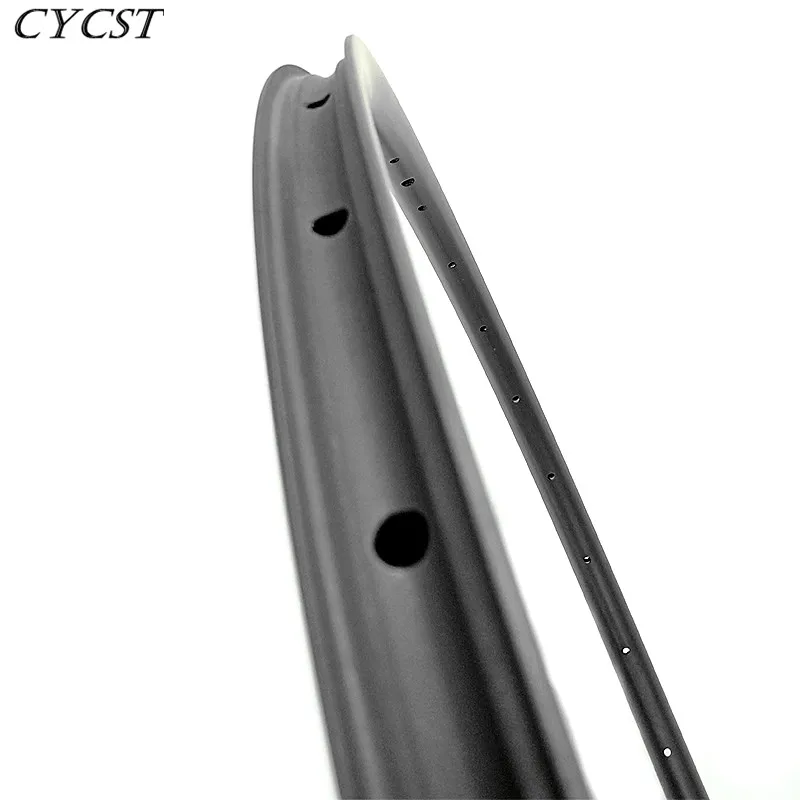 CYCST 29er 30x25 мм MTB XC бескамерные шины Clincher карбоновый обод для беговых горных велосипедов 310 г Сверхлегкий UD матовый глянцевый 28 отверстий