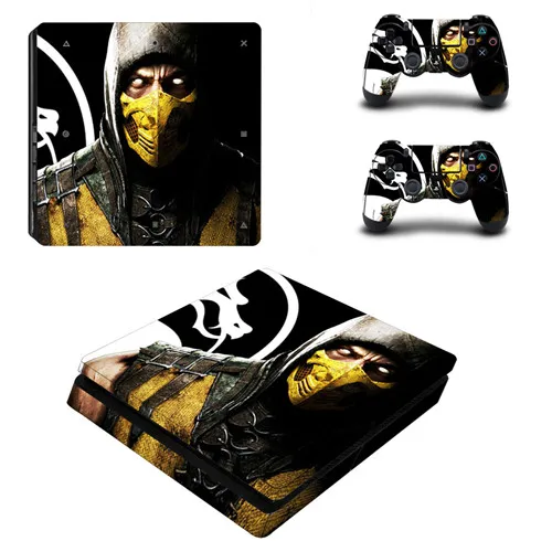 P4SQB0106 Mmoral Kombat 11 полное покрытие лицевые панели PS4 тонкая кожа Виниловая наклейка, стикер для Playstation 4 консоль и контроллер PS4 тонкая наклейка - Цвет: P4SQB0106