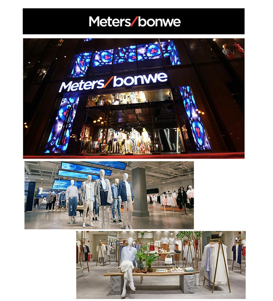 MetersBonwe, Джинсовая юбка с высокой талией, а-силуэт, мини юбки для женщин, потертая нестандартная юбка с лентой,, лето, Новое поступление
