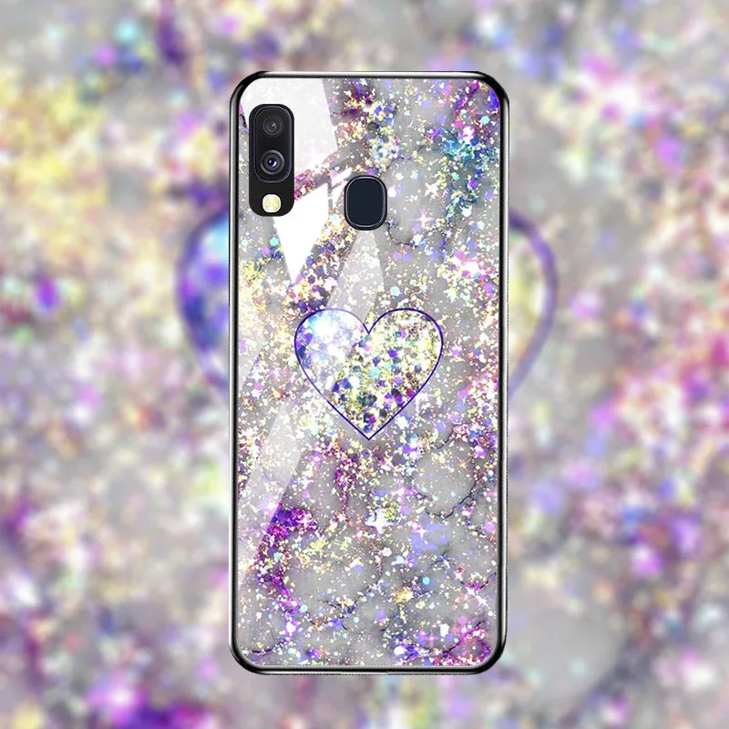 Закаленное Стекло чехол для телефона для samsung galaxy A20 A30 A40 A405F Стекло чехол для samsung A60 A70 M10 M20 M30 A7 крышка