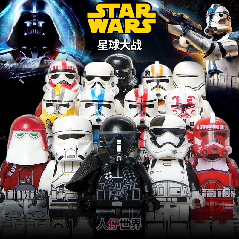 

Star Wars Figures Starwars Stormtroopers Sith Anakin Clone Trooper Snowtroopers Deathtroopers Soldiers Set Building Blocks Toys