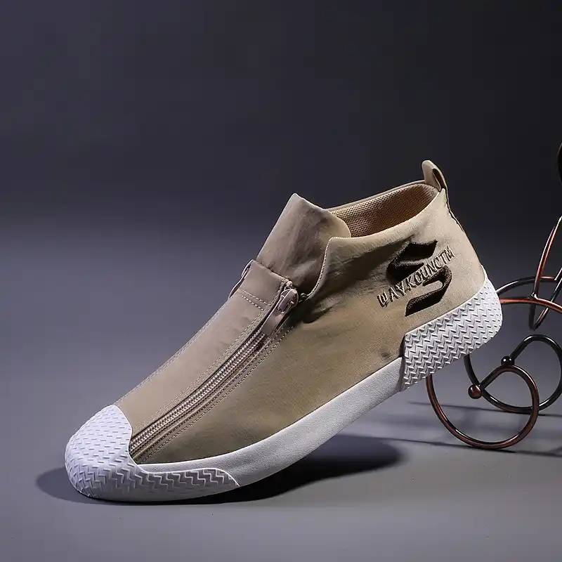 men's casual shoes with zipper