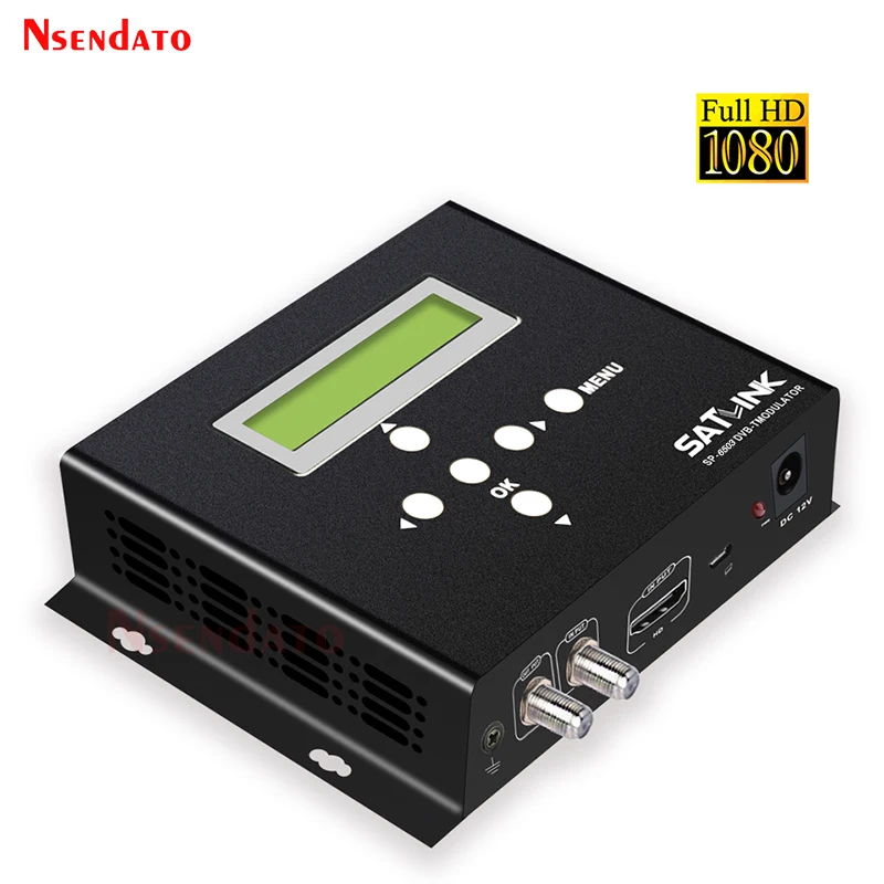 

Satlink ST-6503 DVB-T Modulator AV Router DM Modulator DVB-T AV HD Digital terrestrial decoder TV RF Modulator For Home Hotel