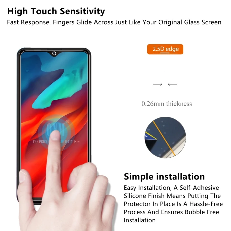 2 шт закаленное стекло для Blackview A80 Pro стекло протектор экрана 2.5D 9H закаленное стекло для Blackview A80 профессиональная защитная пленка