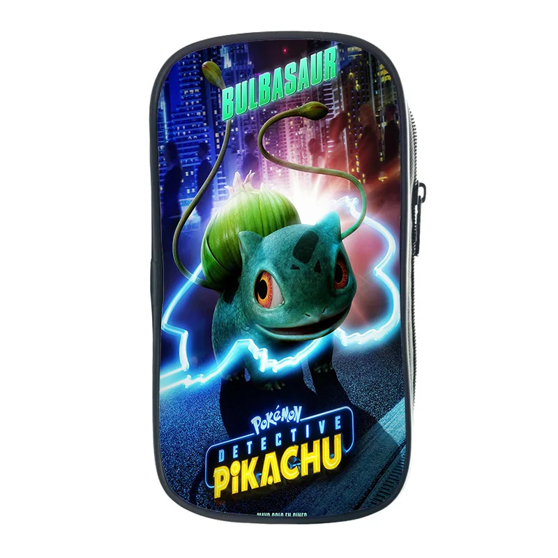 Милый пенал для карандашей Pokemon Detective Pikachu, детский пенал для карандашей, модные новые высококачественные Канцтовары, сумка для ежедневных ручек для детей