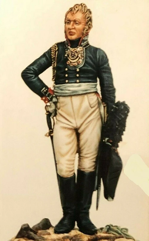 1/32 54 мм старинная стойка офицера России (с основанием) Фотоэлементы миниатюрная gk