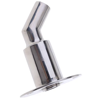 

TOP!-Silver Boat Stainless Steel 90 Degree Thru Hull Tube Pipe Socket Hardware Surface Polishing Corrosion Resistance