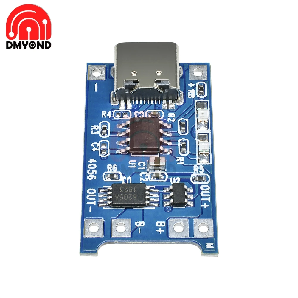USB TYPE C 5V 1A 18650 TC4056A модуль зарядного устройства литиевой батареи зарядная плата Li