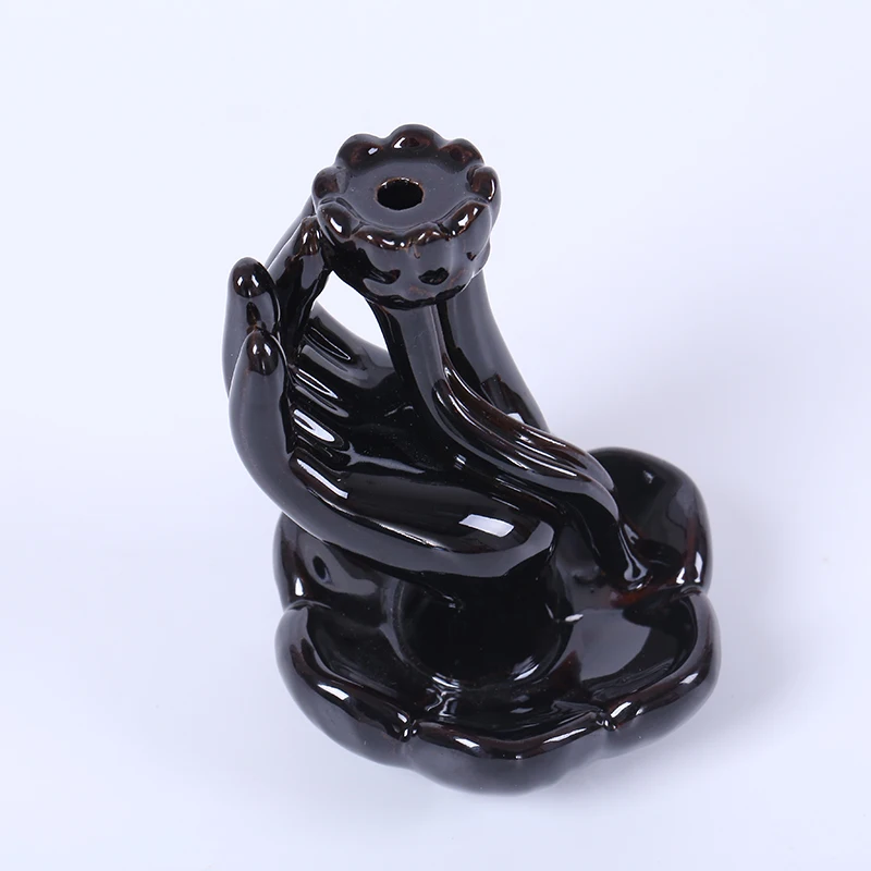 Керамическая горелка для благовоний в виде лотоса держатель керамическая