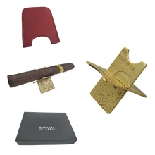 1 шт., держатель для сигар, съемная подставка для путешествий, держатель, углеродное волокно, складная переносная вешалка, для улицы, с подарочной коробкой