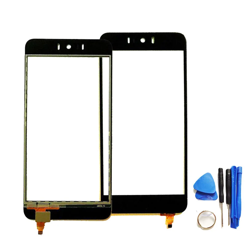 5,2 дюймов для Fly Selfie 1 FS520 сенсорный экран Стекло Объектив дигитайзер Переднее внешнее стекло сенсор Замена с инструментами