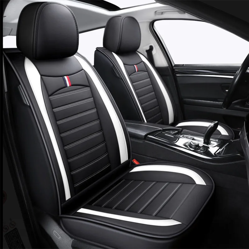 Leather Car Seat Cover for skoda octavia a5 fabia 1 2 tour rs karoq a7 felicia kodiaq rapid spaceback KAMIQ accessories | Автомобили и