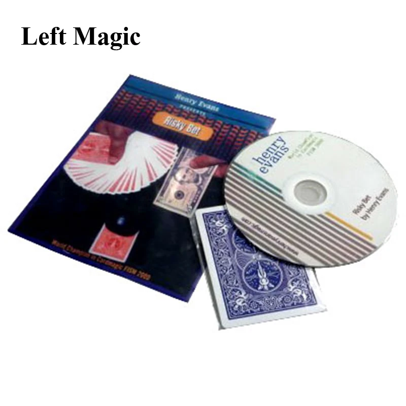 Рискованная ставка от Henry Evans Magic Tricks(американская валюта-синий трюк и DVD) карта магический реквизит ментализм улица фокусы закрыть U