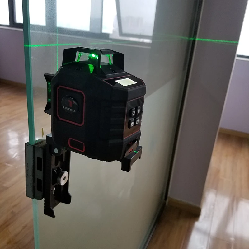 

NEW 12Lines 3D Green Laser Level Self-Leveling 360 Degree Laser Beam Line Waterproof With display