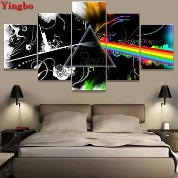 

5 Piece full square/round drill diy diamond painting Abstract art 5d diamond mosaic rhinestones embroidery for Baby Room Decor