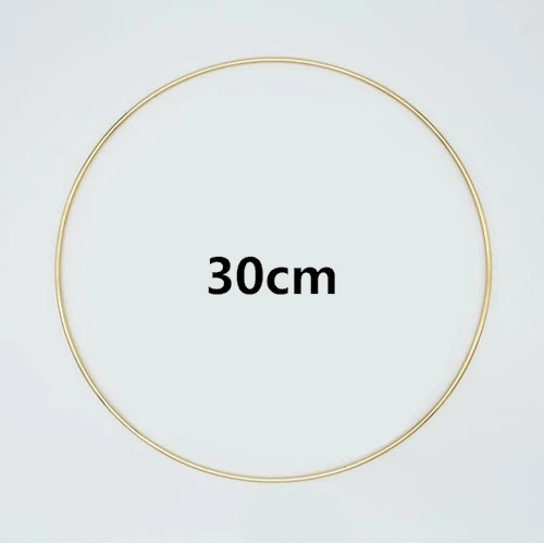 Metal 30cm Натуральные зубцы из древесины бусины деревянные кольцемер Дети Diy Деревянный аксессуар для изготовления ювелирных изделий Ловец снов макраме аксессуары - Цвет: Metal 30cm