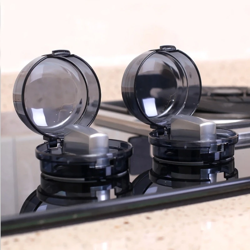 2 Pcs Baby Safety Oven Lock Lid Gas Stove Knob Covers Home Kitchen Switch Protection Tool for Infant Child Protector stove protector cover