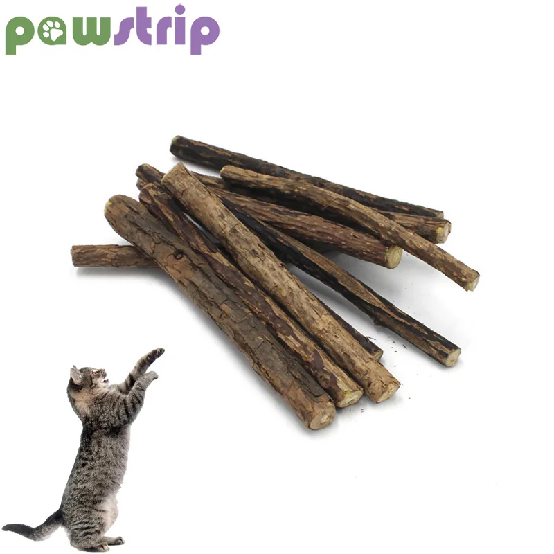 Pawstrip 10 шт./лот натуральная кошачья мята палочки для кошек игрушка Matatabi чистка