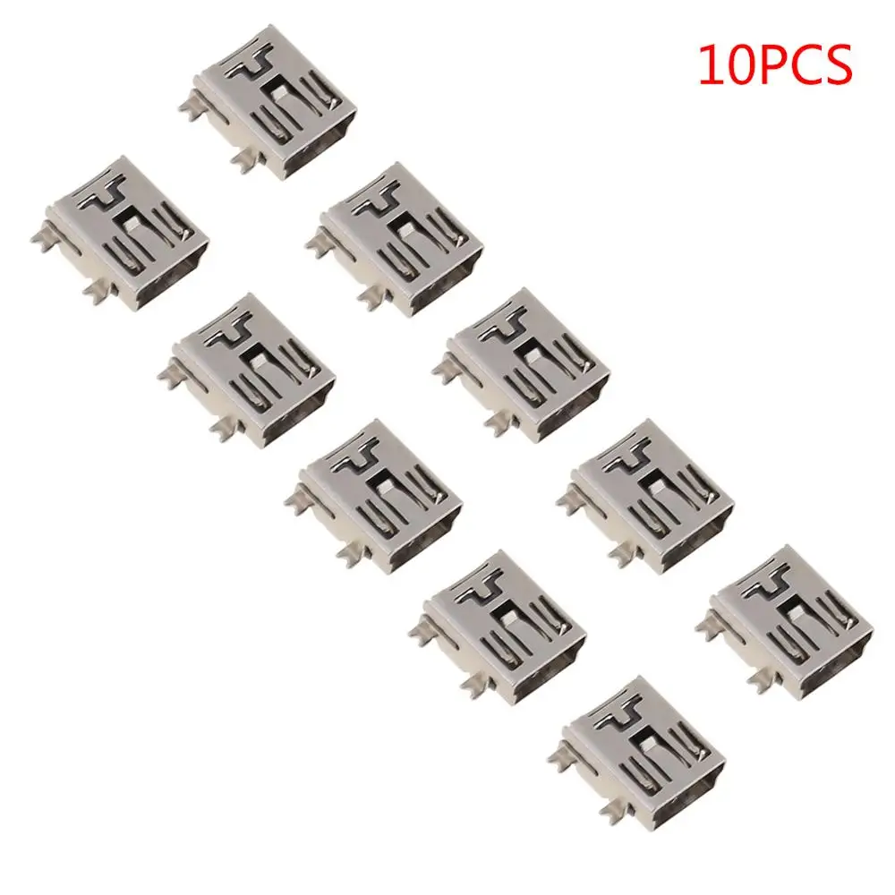 5-контактный гнездовой разъем Mini USB Type B для зарядки мобильный телефон 10 шт. |