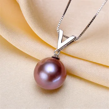 

Pendant Fitting Pearl Accessories 925 Silver Ring Jewelry DIY No Pearl no chain Free Shipping