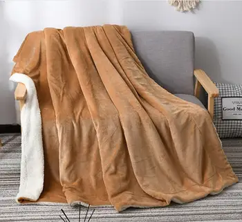 

Sherpa Blanket Solid Warm Flannel Winter Blanket for Sofa Coral Fleece Bedspread Blankets Blanket Sherpa Weighted Blanket