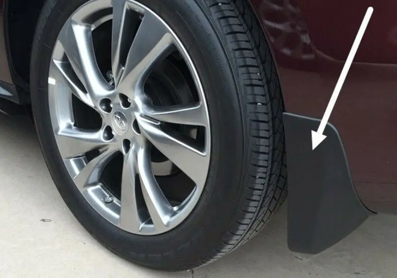 Fivefinger 4x автомобилей брызговики спереди и тыльная Грязь Брызговики крыло для Infiniti JX35 QX60 2013