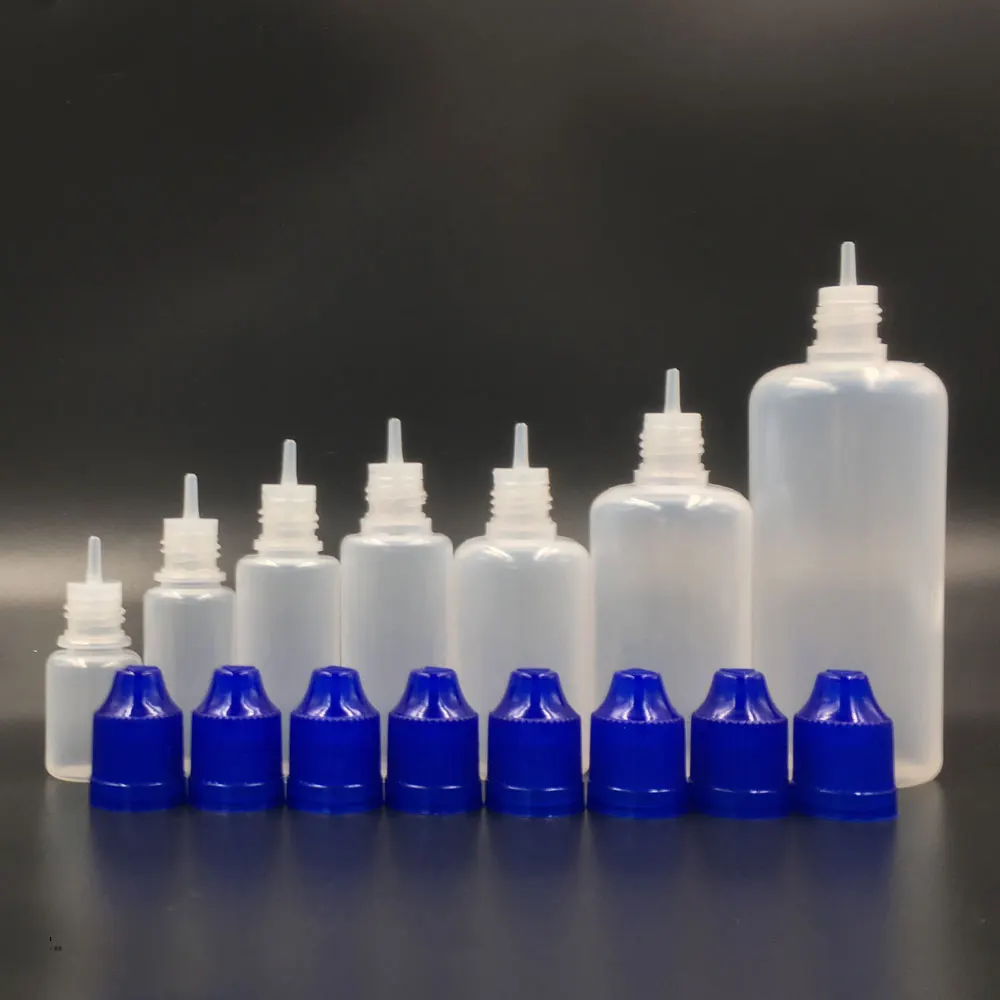 Капельница bottles_50 шт 30 мл пустые пластиковые LDPE с защитой от детей игольчатые бутылки Сжимаемый горшок - Цвет: Темно-синий