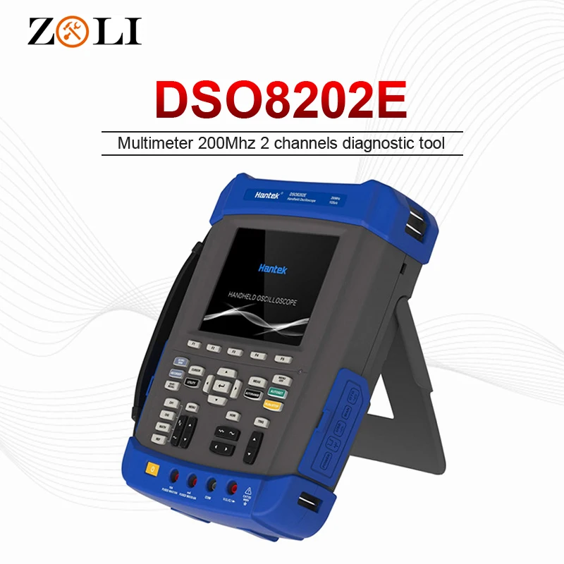 Осциллограф 1GSa/s частота дискретизации Hantek DSO8202E большой 5 6-дюймовый TFT цветной