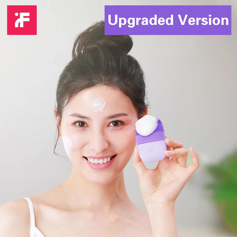 

Upgrade Version InFace Facial Cleansing Brush Electric Sonic Face Brush Deep Cleaning IPX7 Waterproof 5 Cleaning Modes