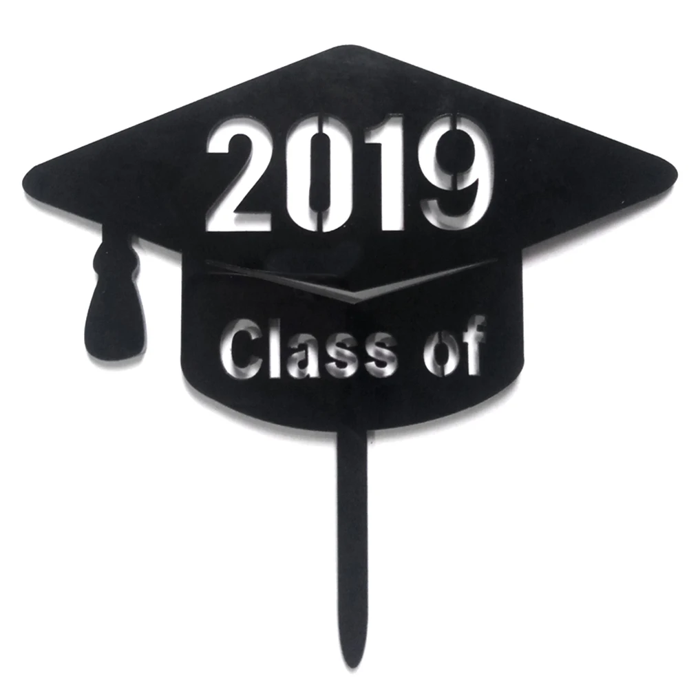 Graduation Decorations Favors DIY Cake Topper Student Picks Supplies High School Acrylic Congrats Grad Class Of Party