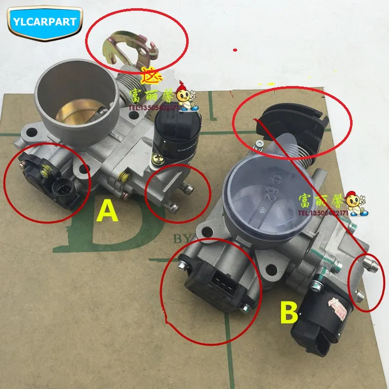 Для Geely LC Cross GC2-RV GX2 Emgrand Xpandino Panda Pandino GC2, GC6.Car двигатель механический дроссель корпус клапана в сборе