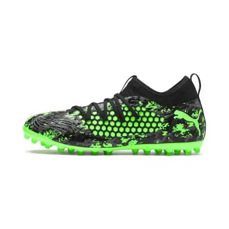 Bota Puma Future 19.3 Netfit Mg Negro Verde - Soccer Shoes -