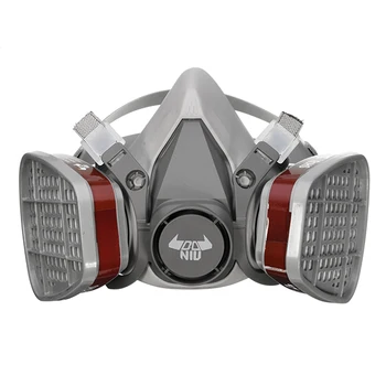

6200 N95 Double Gas Mask Protection Filter Chemical Half Face Respirator Mask