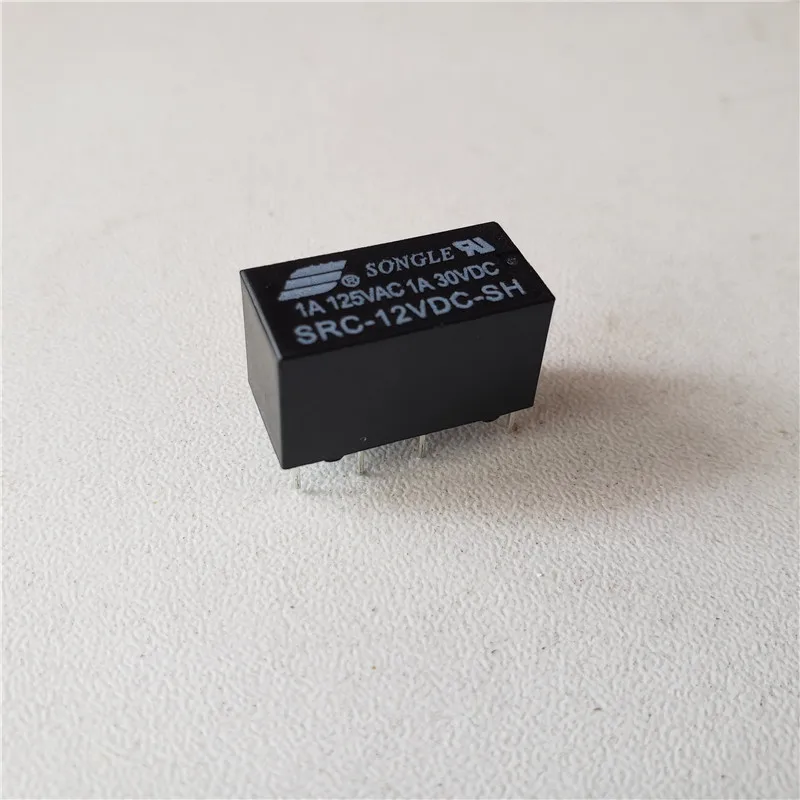 12 шт. Сигнальное реле SRC 05VDC SH 12VDC 125 В 1A РЕЛЕ 8 pin Реле 2 NO2NC 5 В/12 В/24VDC реле|Реле| |