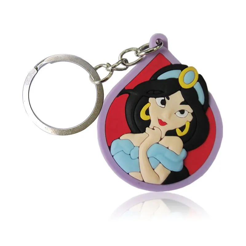 2 шт. ПВХ брелок мультфильм Микки Минни аниме фигурка брелок для ключей детская игрушка брелок для ключей модный брелок подарочные сумки декор - Цвет: 7014-10